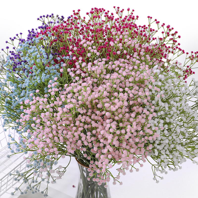 [COD] Bunga Baby Breath Artificial 4 Cabang Bunga Palsu Plastik Bunga Hias Dekorasi Backdrop Foto