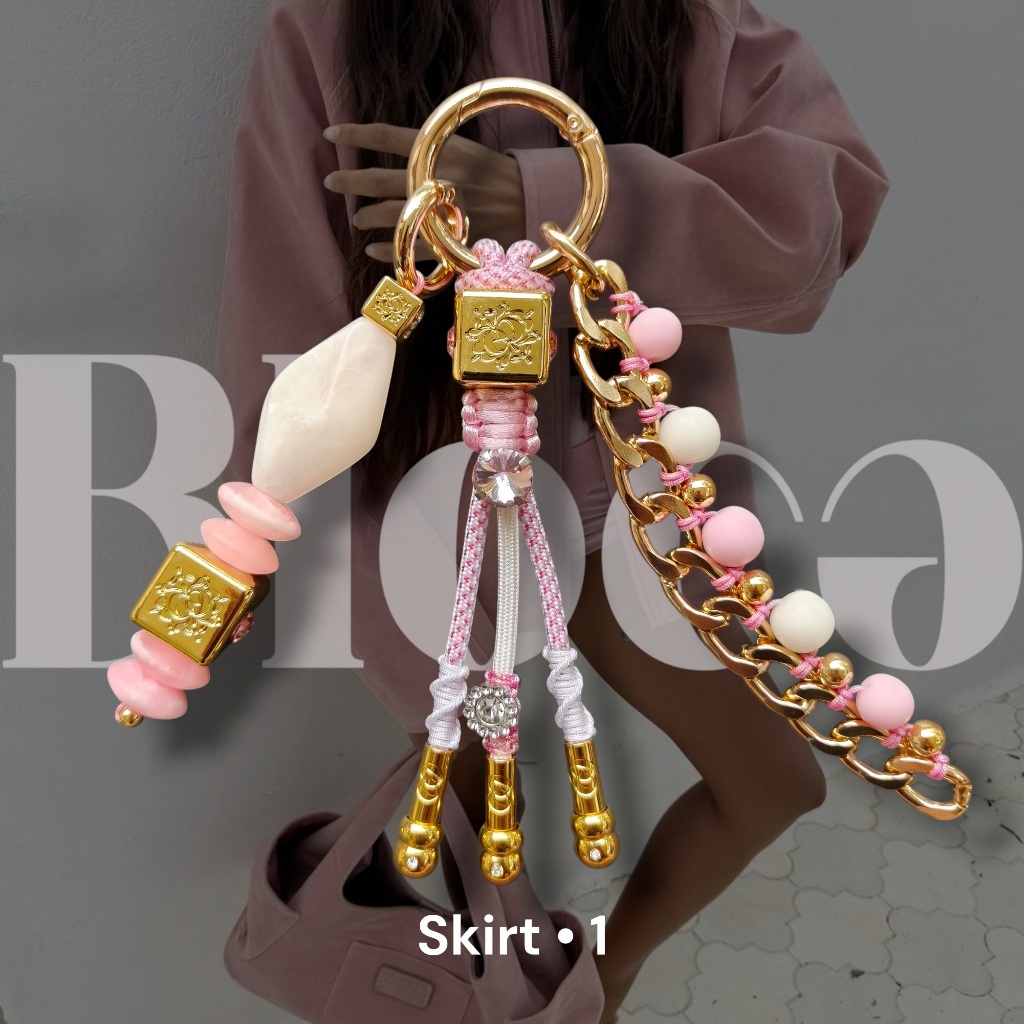 [Bloca Bag Charm] Skirt Bag Charm