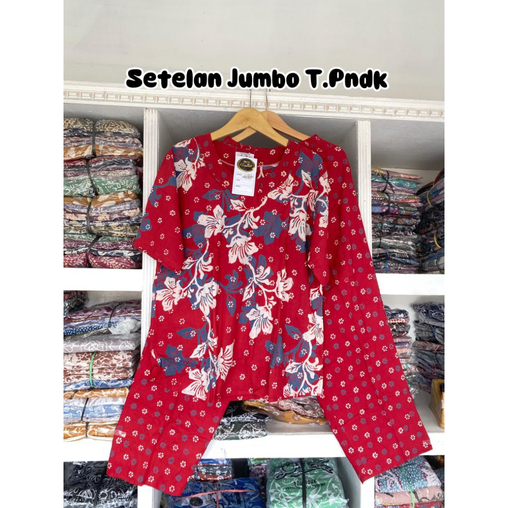 LUZA - Setelan Jumbo Tangan Pendek by Batik Luza