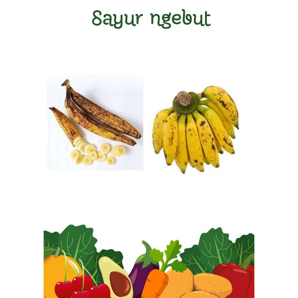 pisang tanduk dan pisang uli enak untuk di goreng