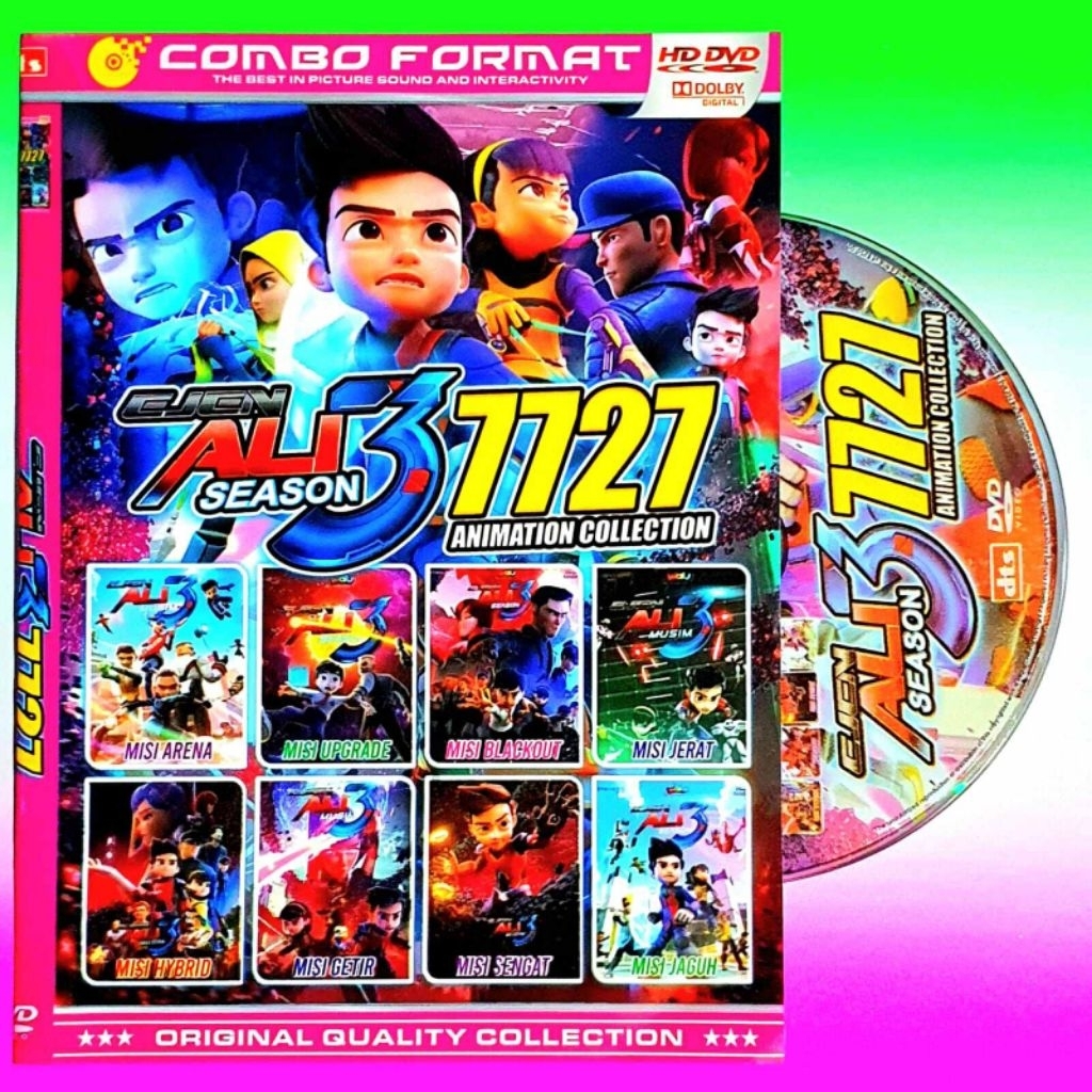 KASET DVD EJEN ALI THE MOVIEE-DVD ANAK ANAK FILMM KARTUNN EJEN ALI
