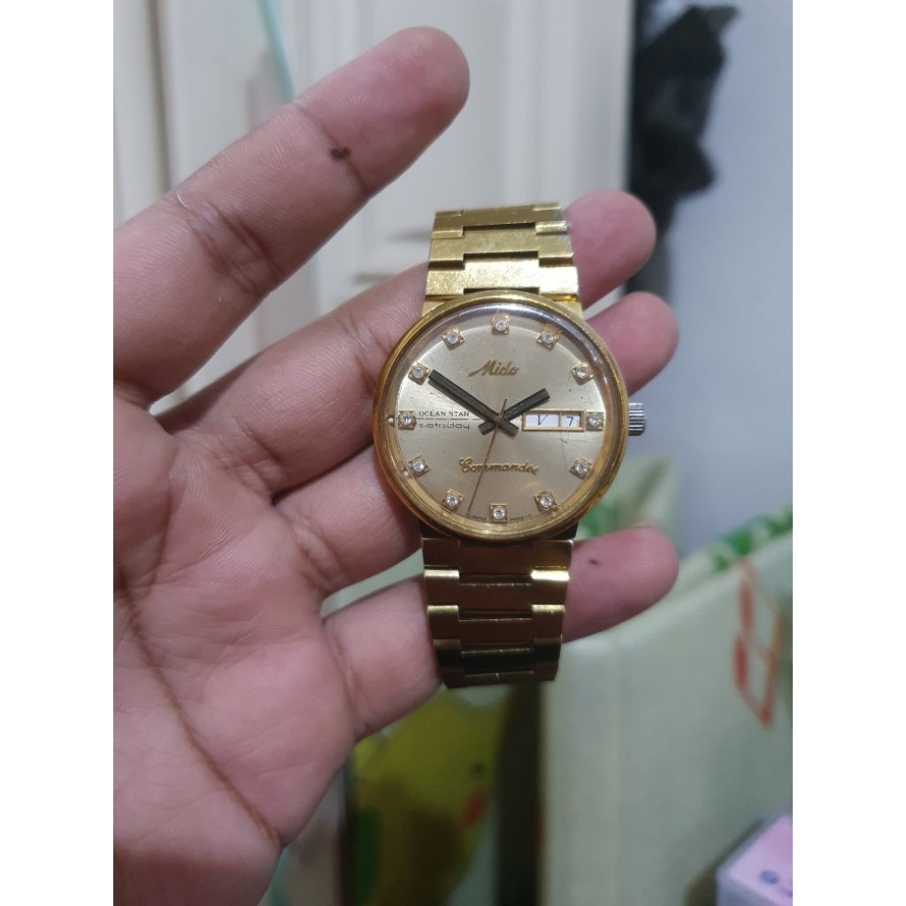 jam tangan second mido cormander original