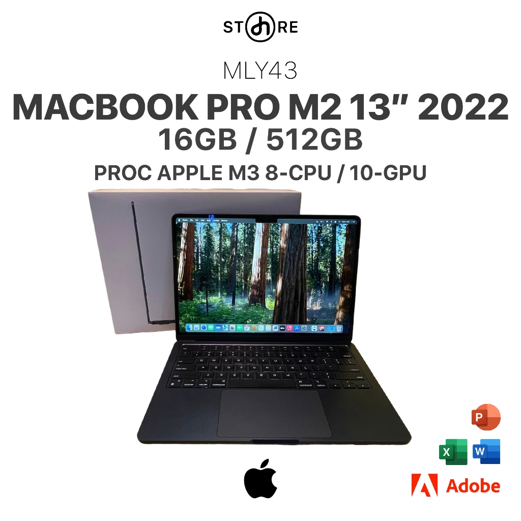 Second , Macbook Air M2 2022 , 13" , 8/512 , Midnight , MLY43