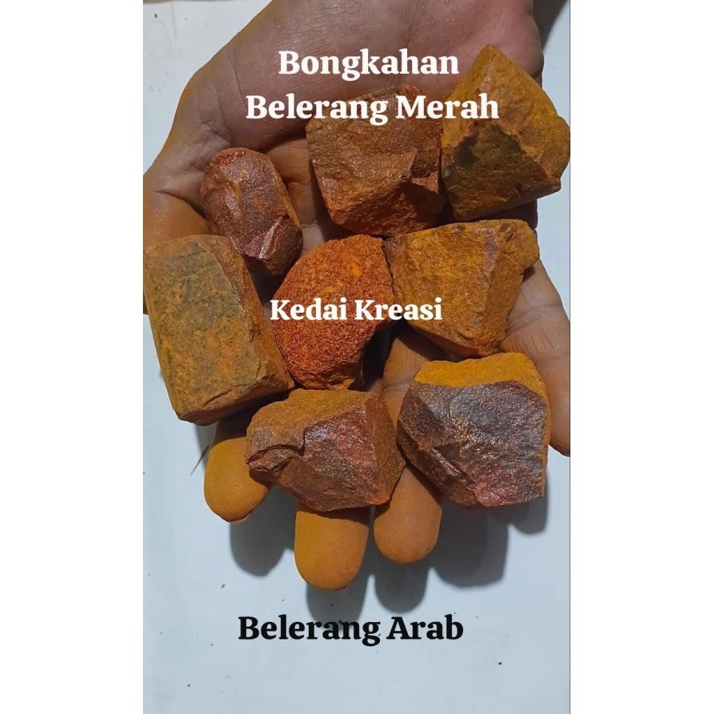 Belerang Merah Asli Bongkahan