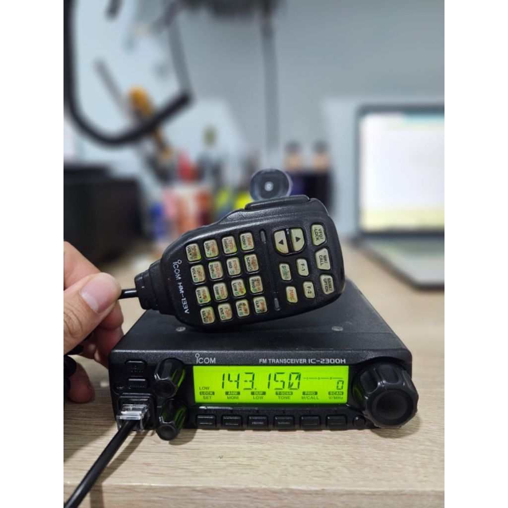 RIG icom IC2300H bekas normal Original