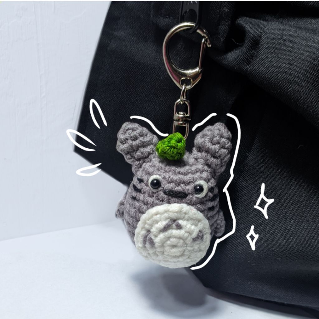 Totoro Keychain/gantungan kunci karakter Totoro