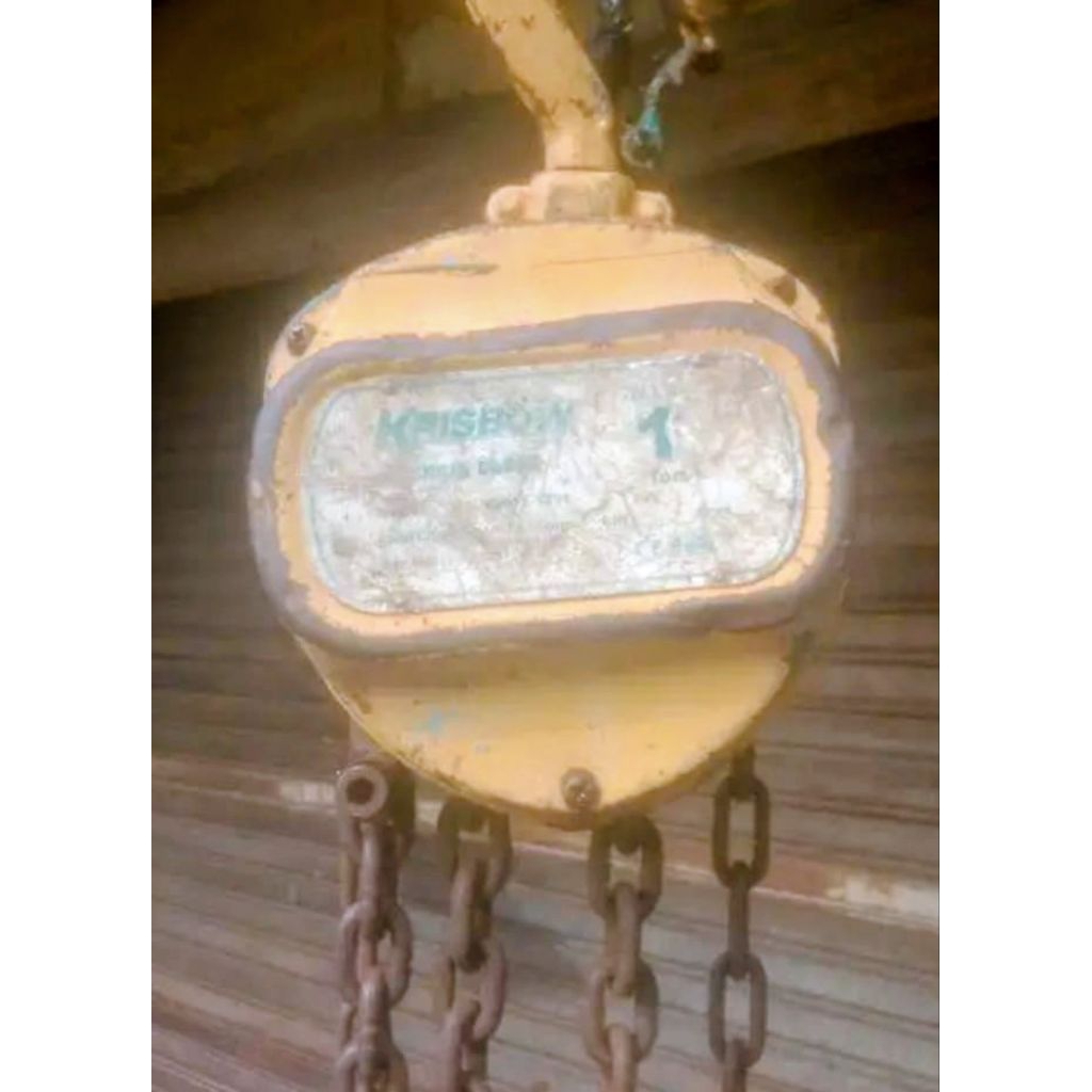 canblok takel 1 ton masih 90 persen