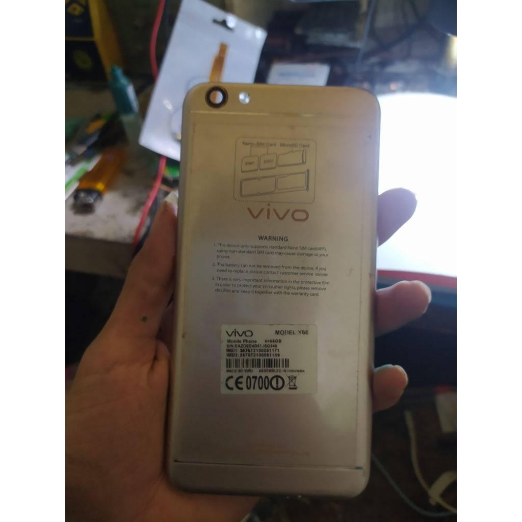 Backdoor Vivo Y66 Original Cabutan