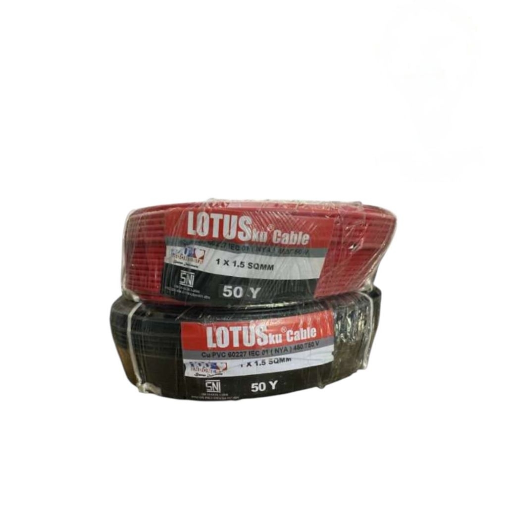 Kabel NYA 1.5 LOTUSKU 50Y ,,SNI