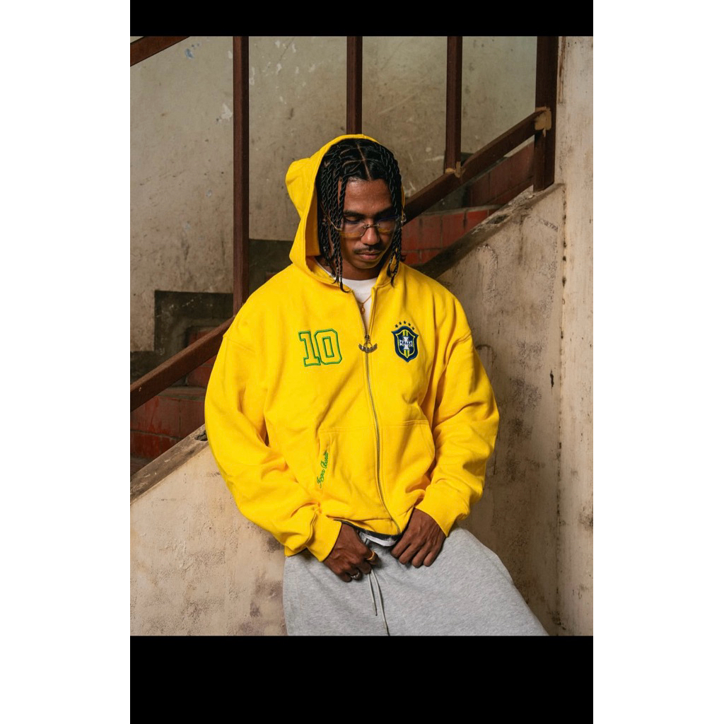hoddie zip calle brazil