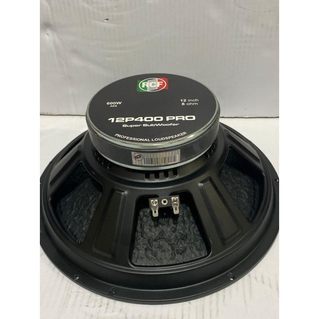 KOMPONEN SPEAKER RCF 12P400 PRO SUBWOOFER ORIGINAL RCF SUBWOOFER
