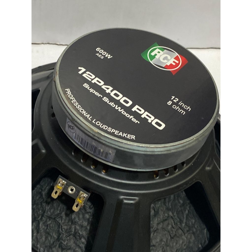Speaker RCF 12p400pro 12 Inch Subwoofer / woofer vc 3 inch original Daun kulit jeruk