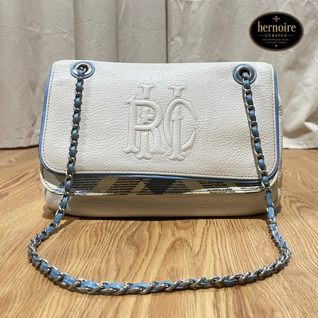 Hazzys Leather Chain Bag/ Tas Selempang Wanita Kulit Asli