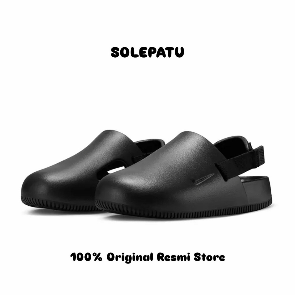 NIKE CALM MULE BLACK (ORIGINAL RESMI)