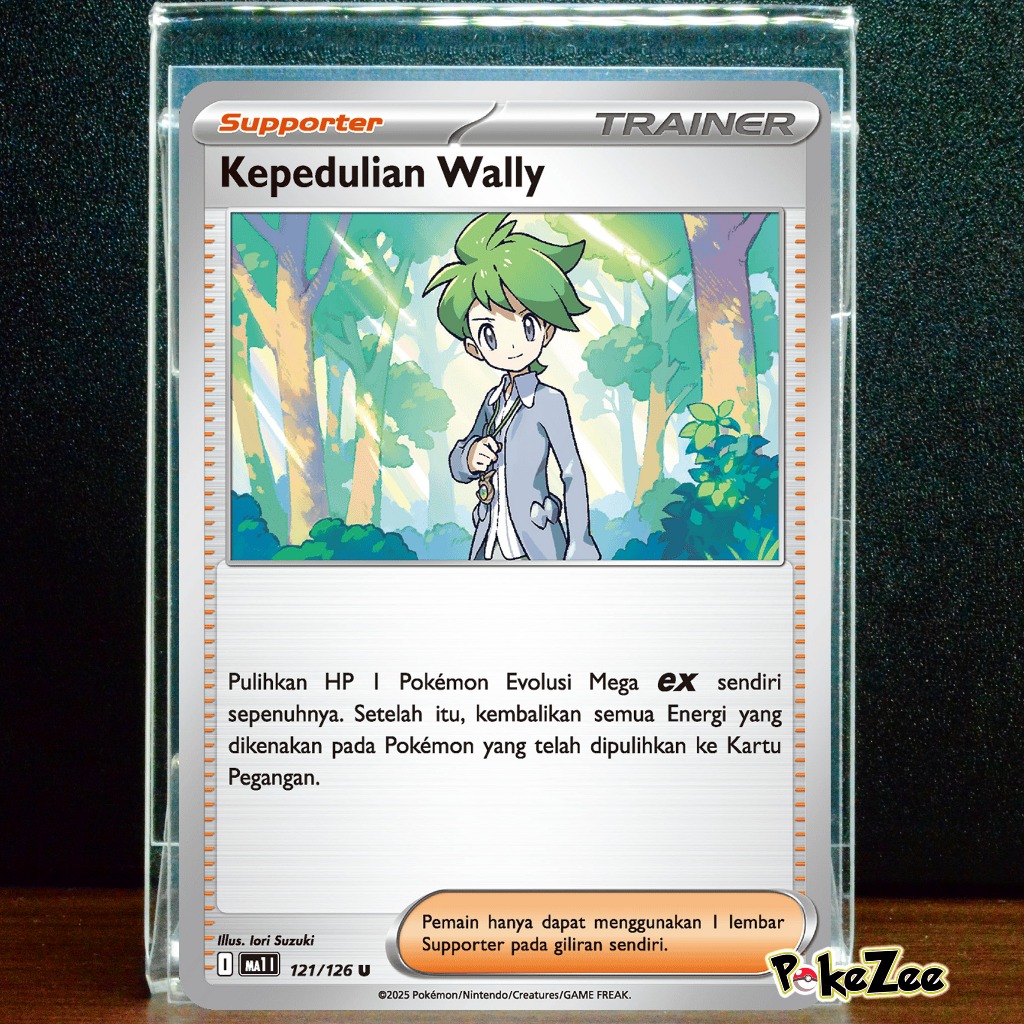 Kepedulian Wally MA1 121/126 Kartu Staple Trainer Pokemon TCG Indonesia