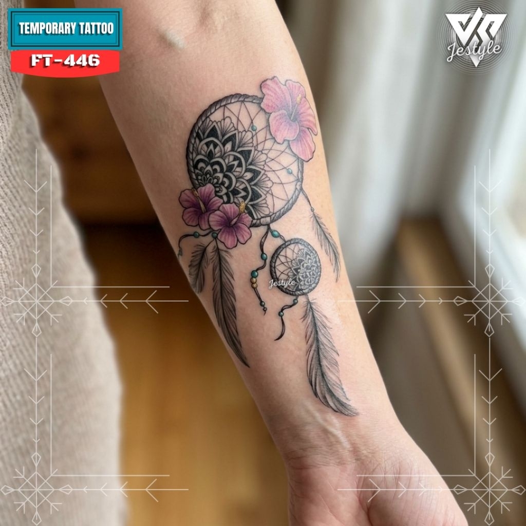 [HB-446] Tato Temporer Temporary Tattoo Bulu Jaring