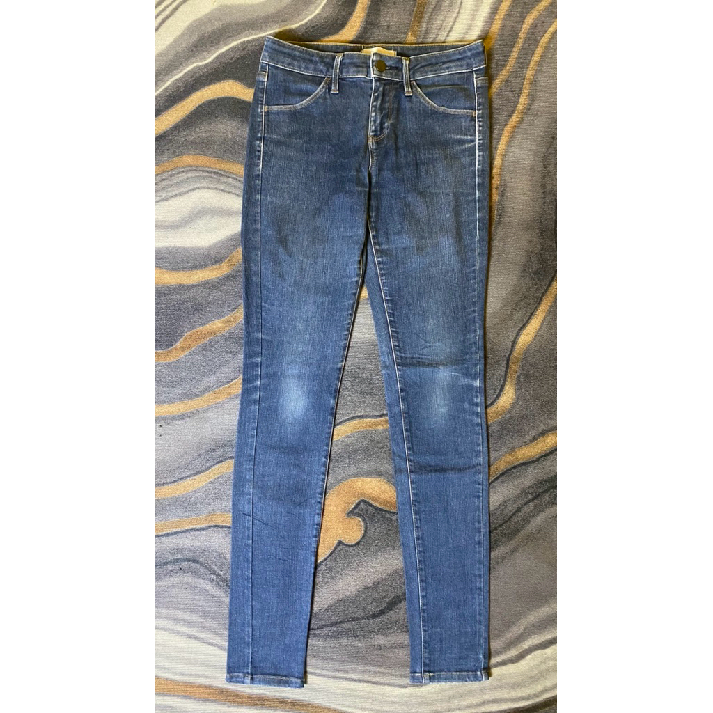 Celana Panjang Jeans Uniqlo Fit Leging Second Original