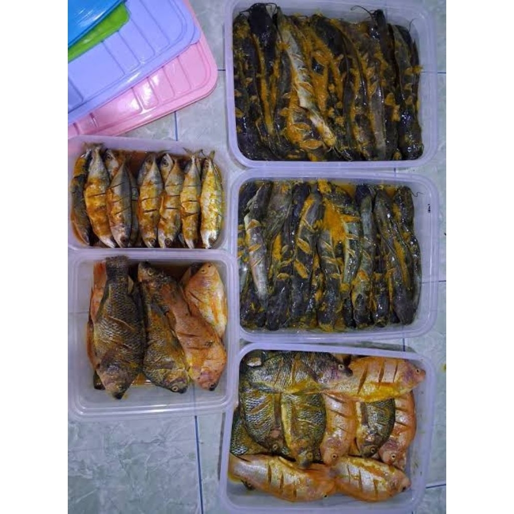 mujair marinasi kuning tinggal goreng