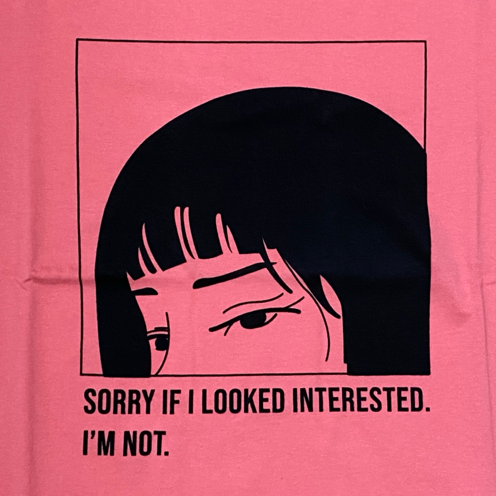 Tshirt kaos anime pink japan girl no brand