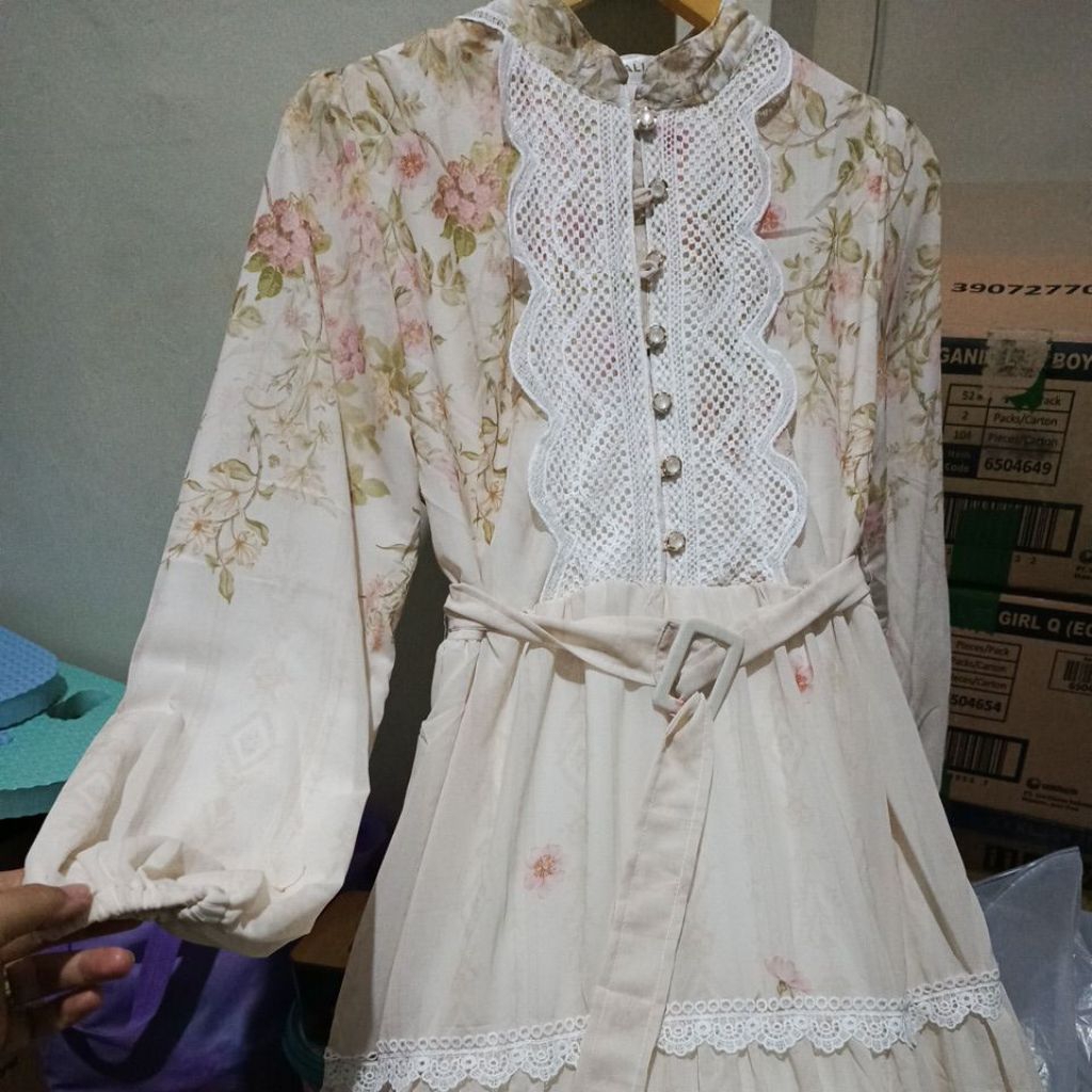 Gamis Ceruti halus modern printing