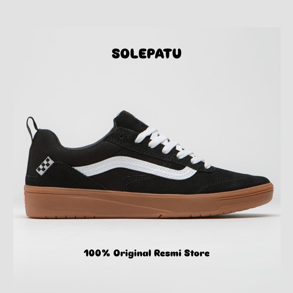 Vans Skate Zahba Black White Gum Original Resmi