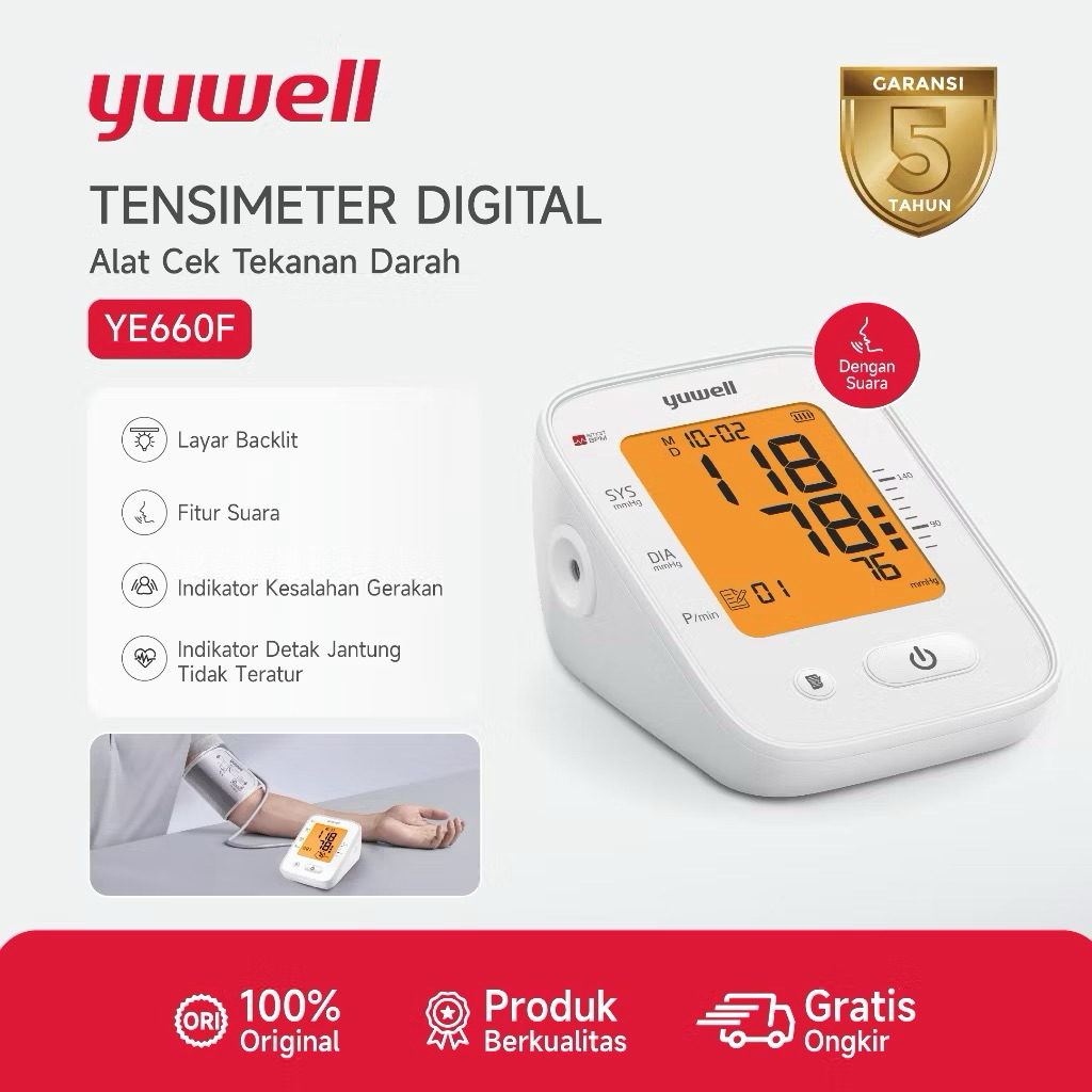 Tensimeter Digital YE 660F Yuwell