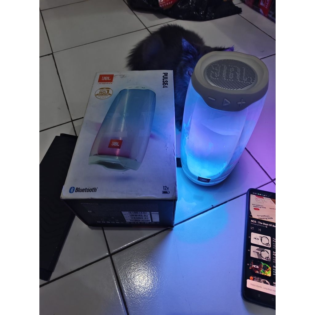 Jbl pulse 4 original 100% asli bisa connect app jbl