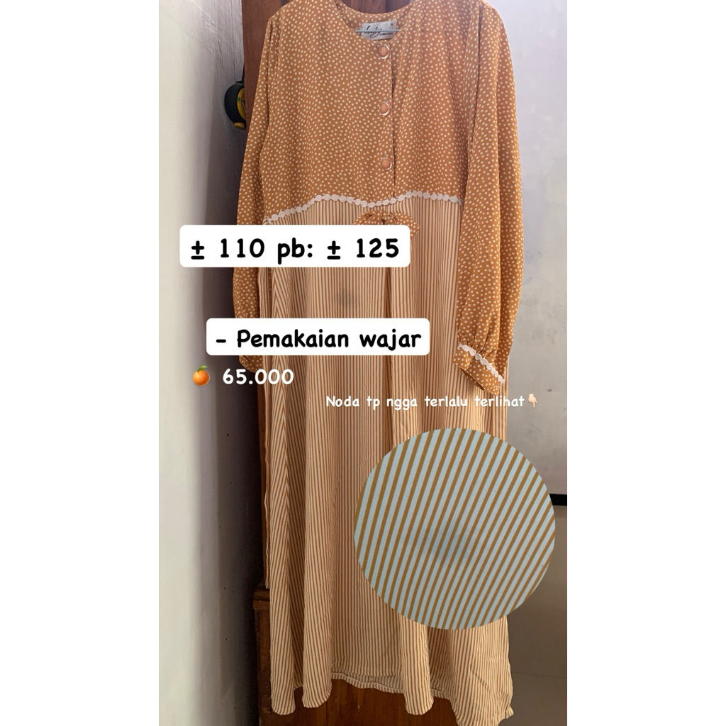 prelove gamis garis garis