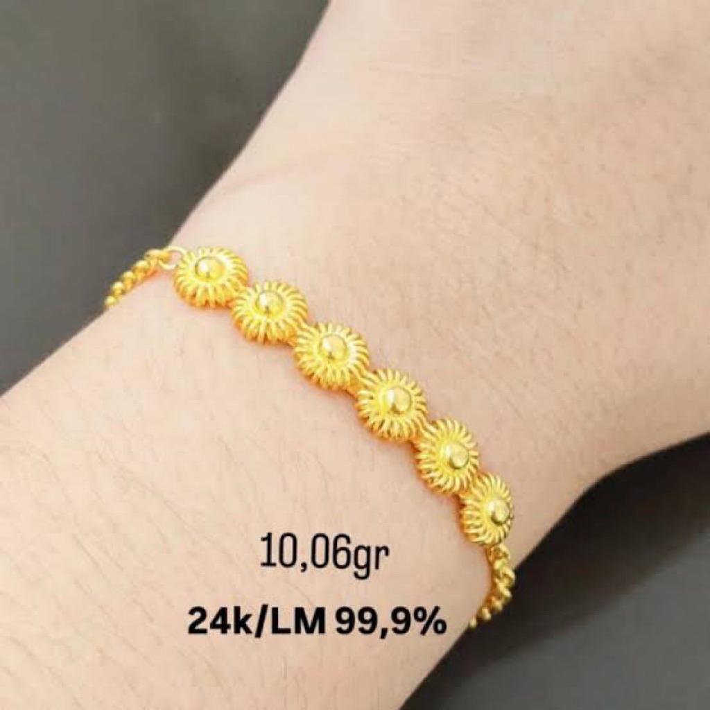 Gelang Emas 10gr kadar 700K