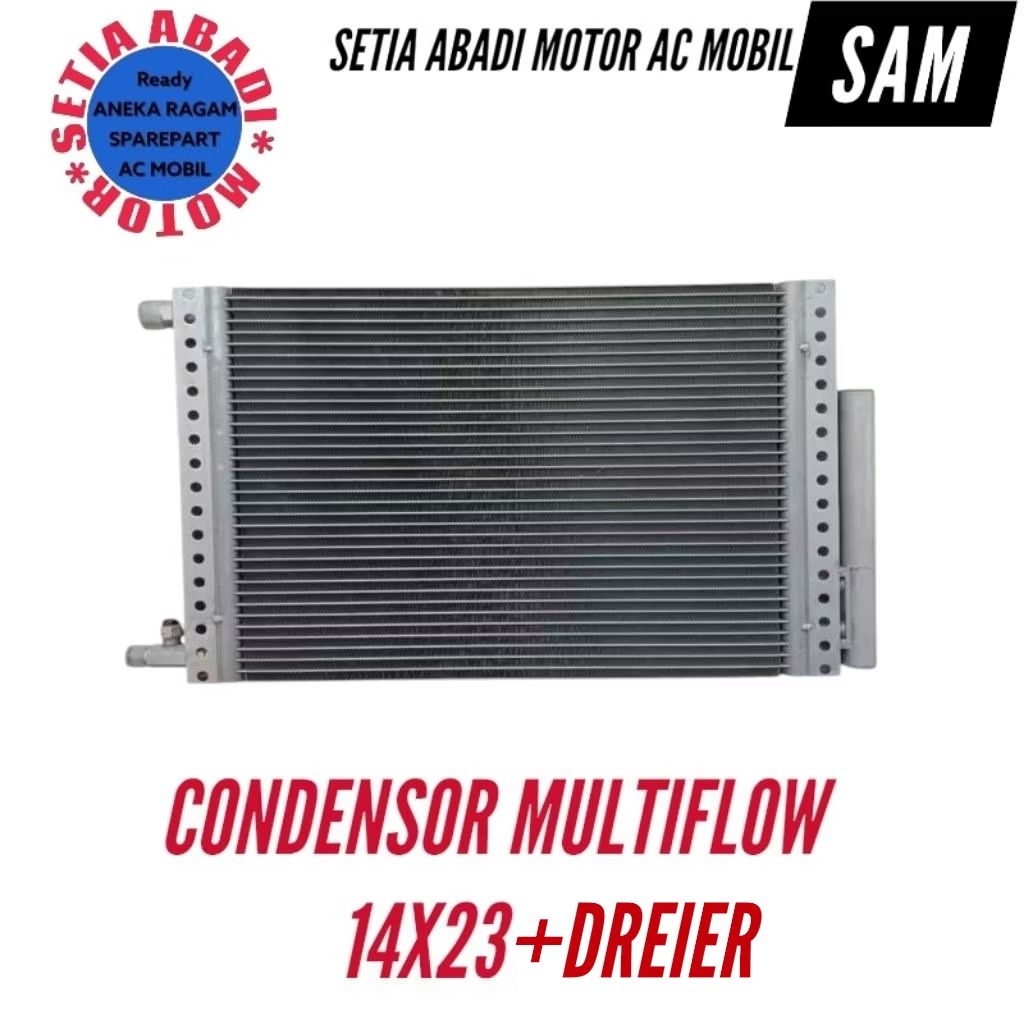 condensor kondensor AC mobil universal MULTIFLOW 14X23+DREIER