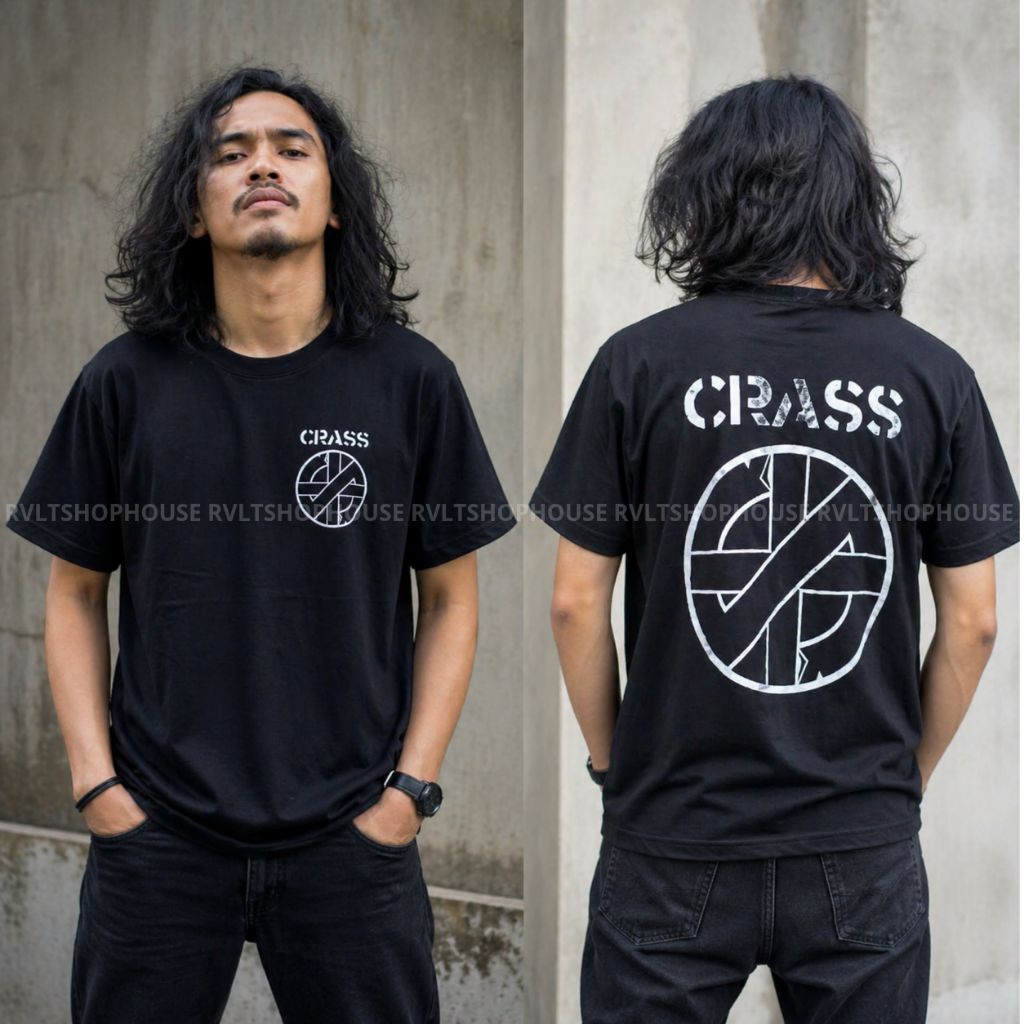 Kaos Band Punk Crass / T-shirt Punk Kaos Distro | Kaos Punk