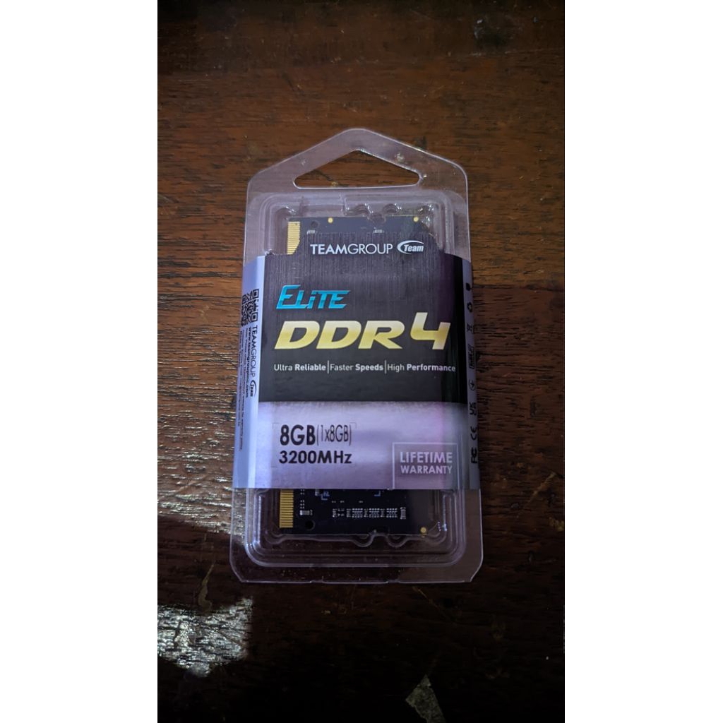 Memory ram 8gb ddr4 team grup elite