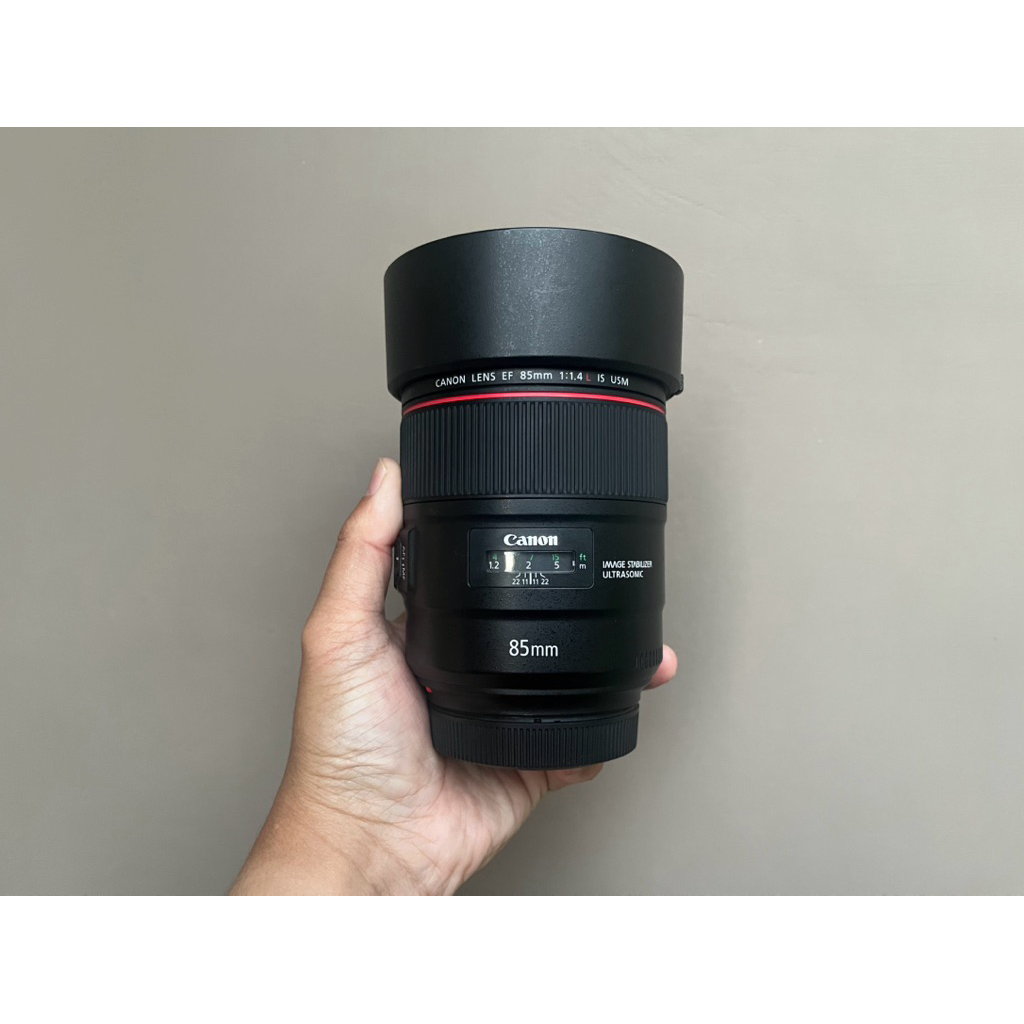 lensa fix canon 85mm f1.4 usm l series