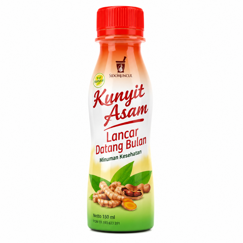 SIDOMUNCUL KUNYIT ASAM DATANG BULAN BTL 150 ML