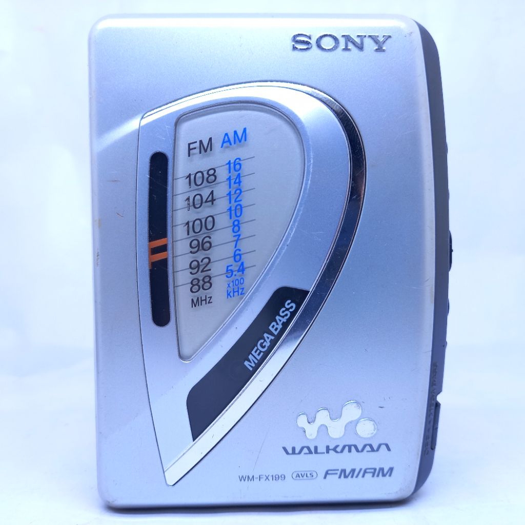 walkman Sony WM-FX199 tape player pemutar musik kaset pita radio fm am mini portable