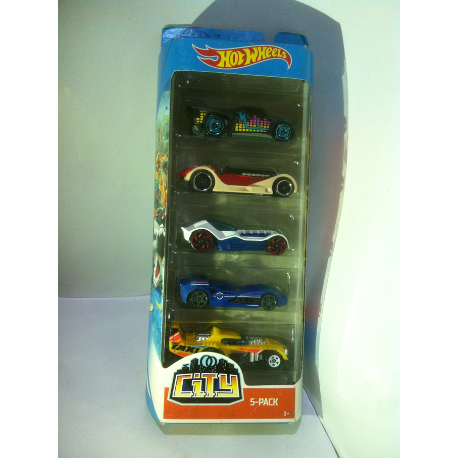 Hot Wheels Gift Pack. 2020 City 5-Pack - GHP56. Bassline-Brit Speed-Dieselboy-Scoopa Di Fuego-Two Ti