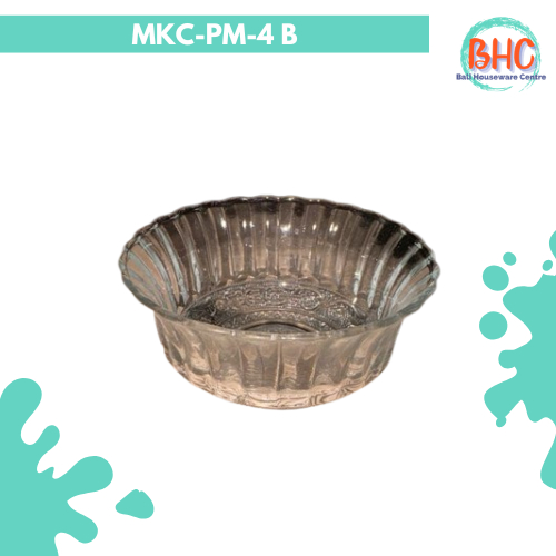MANGKOK PM-4 B KIG | MANGKOK KACA BENING | MANGKOK SUP