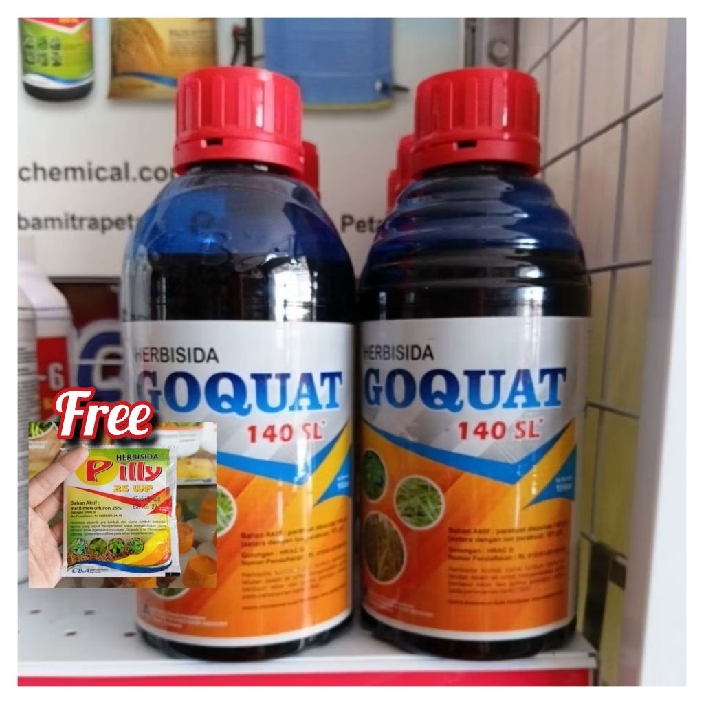 HERBISIDA GOQUAT 140SL - 1 LITER