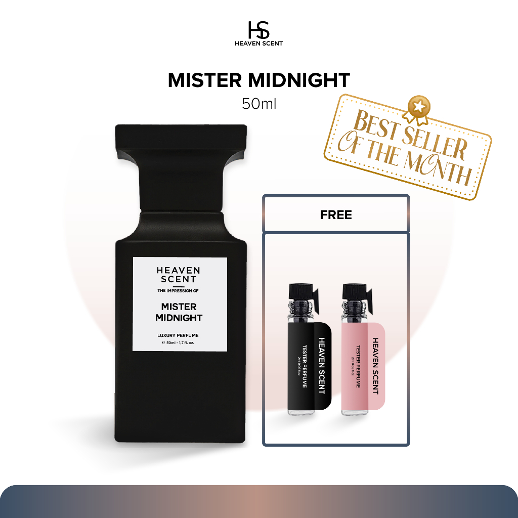 Heaven Scent SBY - Mister Midnight 50ml Parfum  Pria