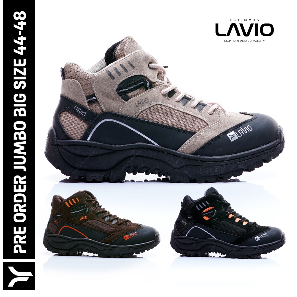 sepatu safety BOOTS BIG SIZE JUMBO Lavio Galen original Pria