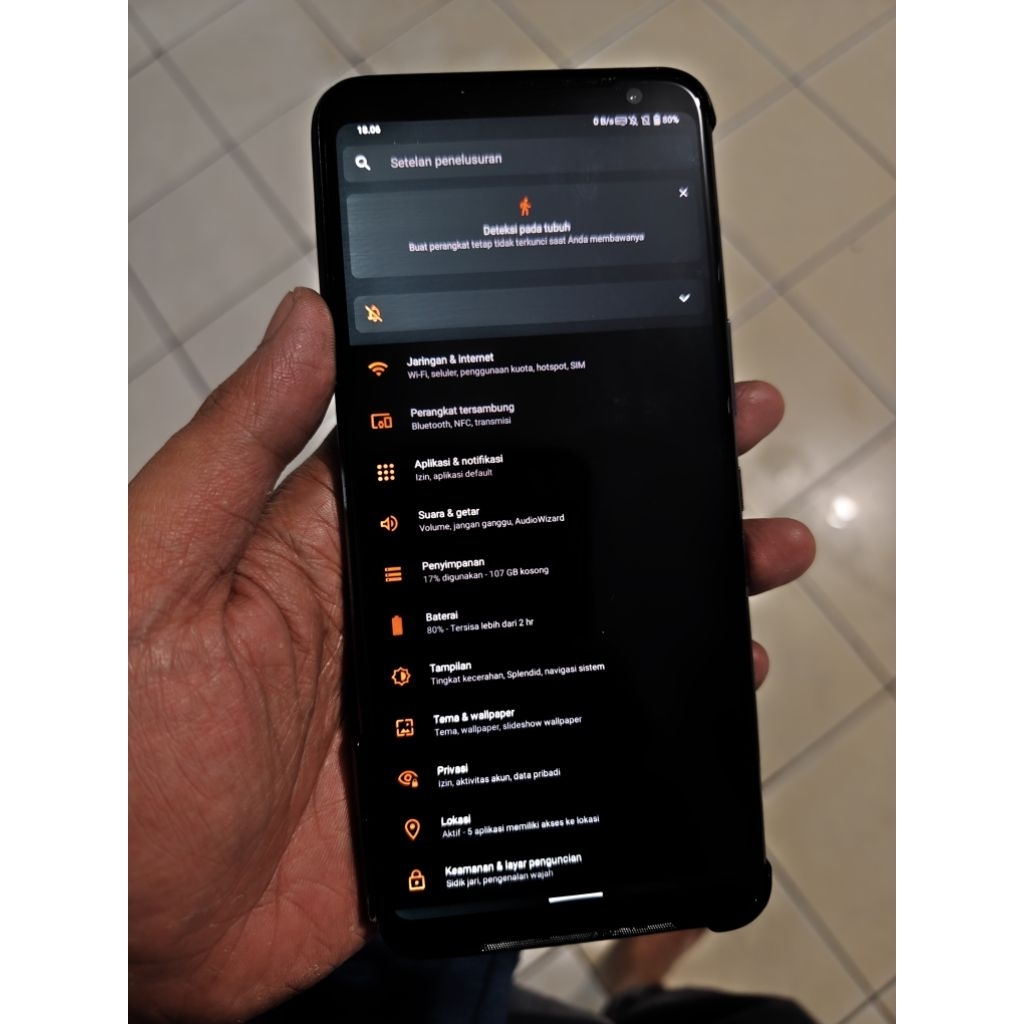 lcd touchscreen asus Rog phone 3 ori copotan minus deskripsi