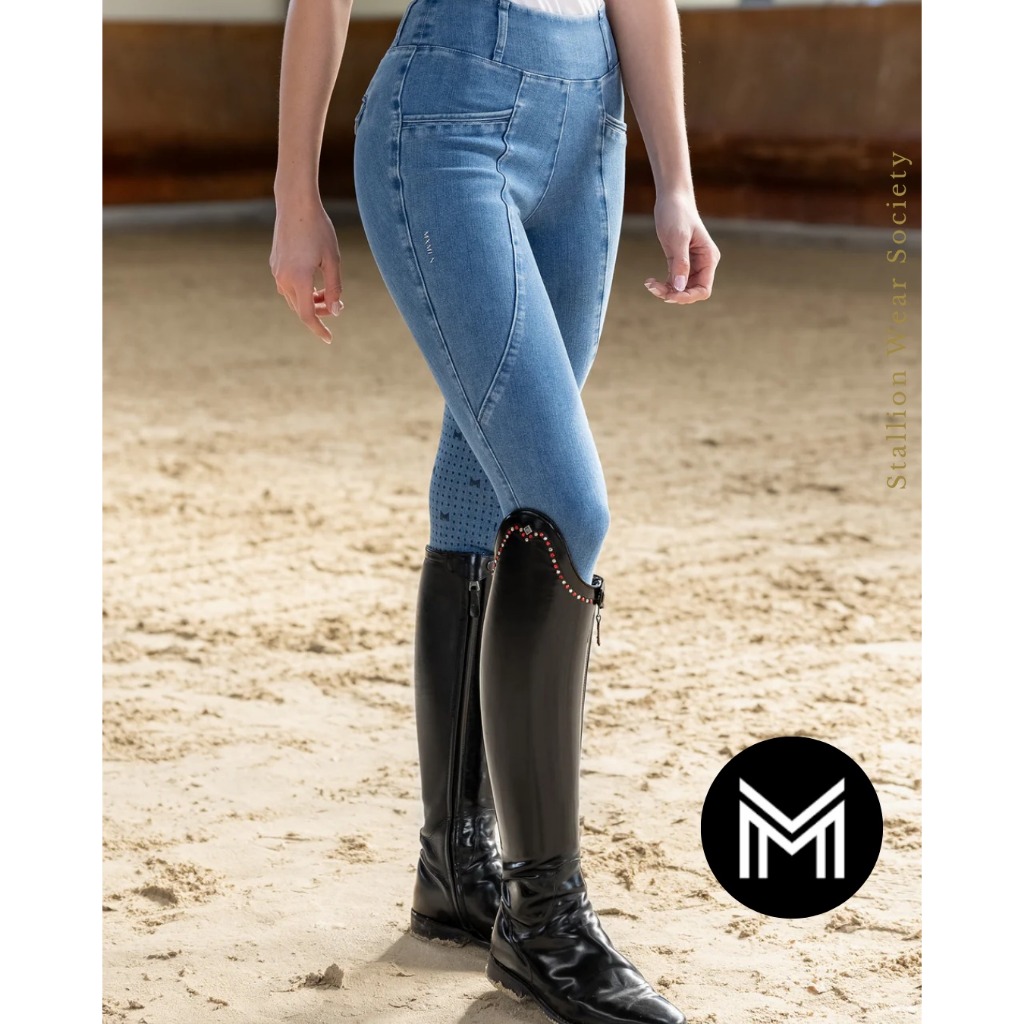 MAXIMILIAN  Pro Riding Leggings (Denim)  size S Olahraga Berkuda