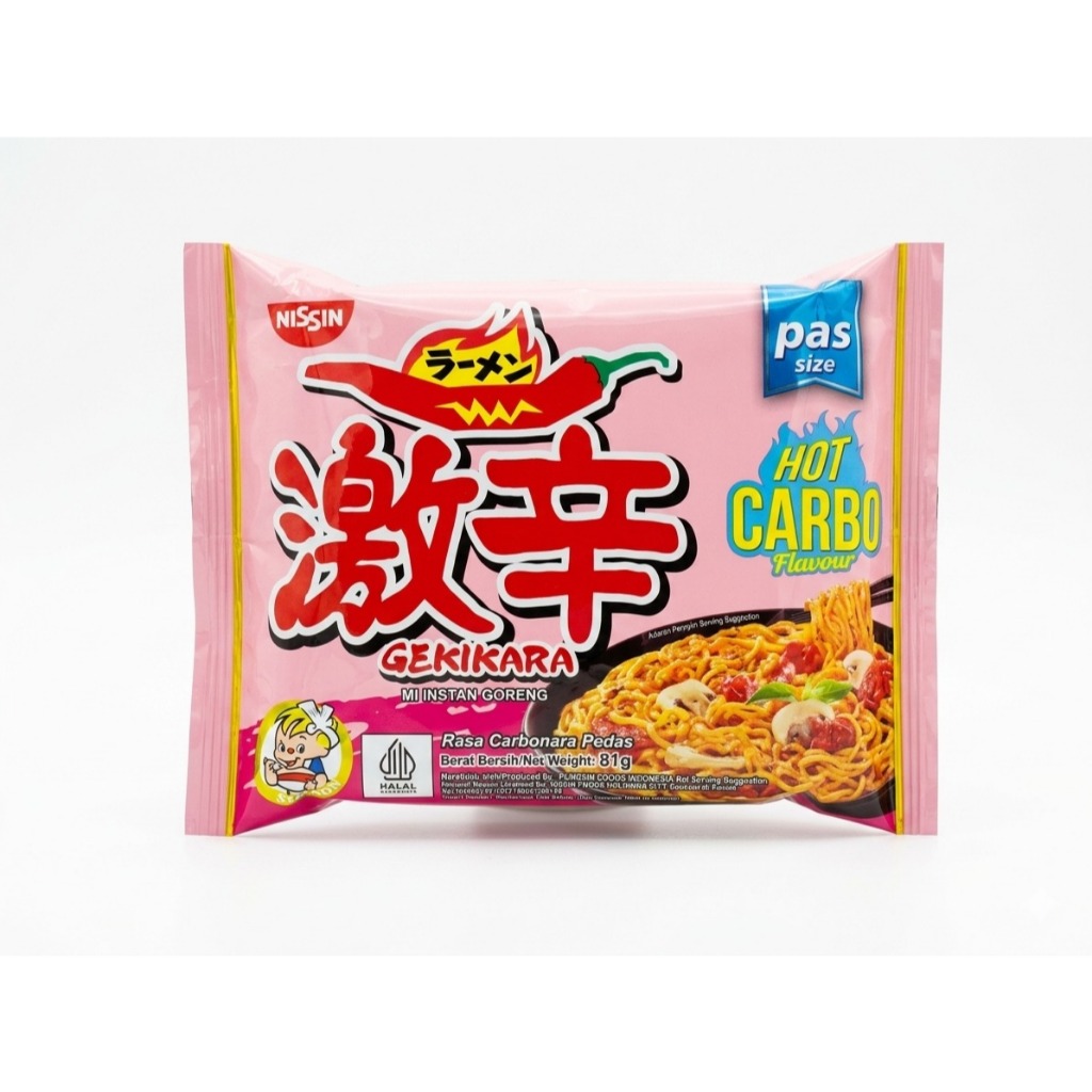 (JSO) nissin MIE GEKIKARA RAMEN HOT CARBONARA / gekikara ramen carbonara