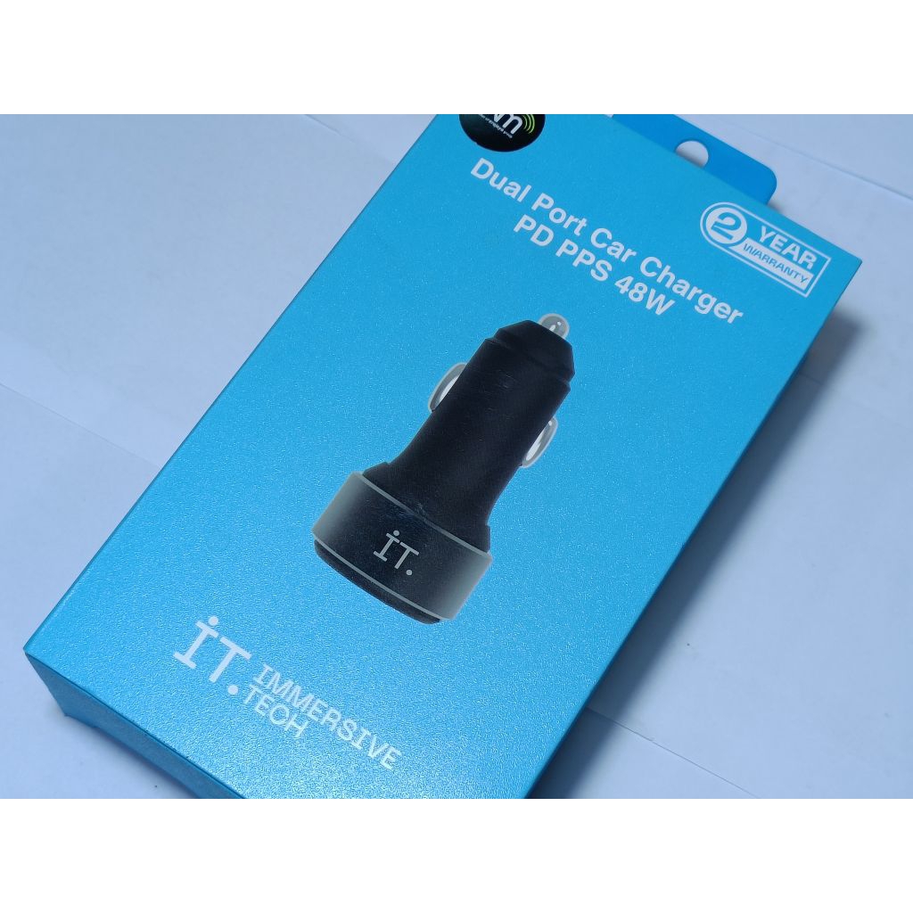IT DUAL PORT CAR CHARGER PD PPS 48W