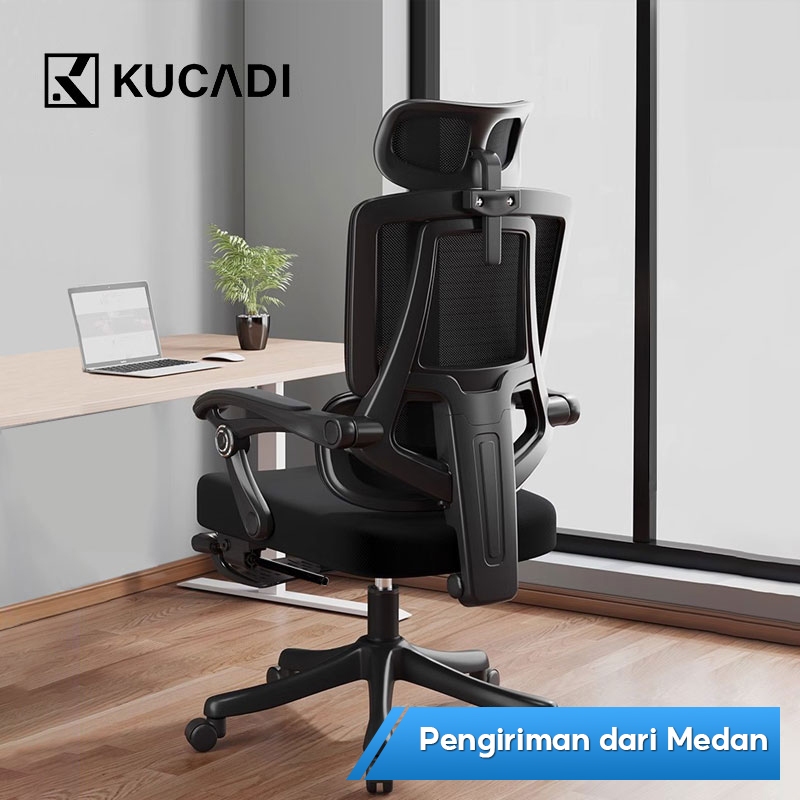 KUCADI[Pengiriman Dari Medan ] Kursi Kantor Kursi Ergonomis Kursi Belajar Kerja Kursi Gaming Kursi P