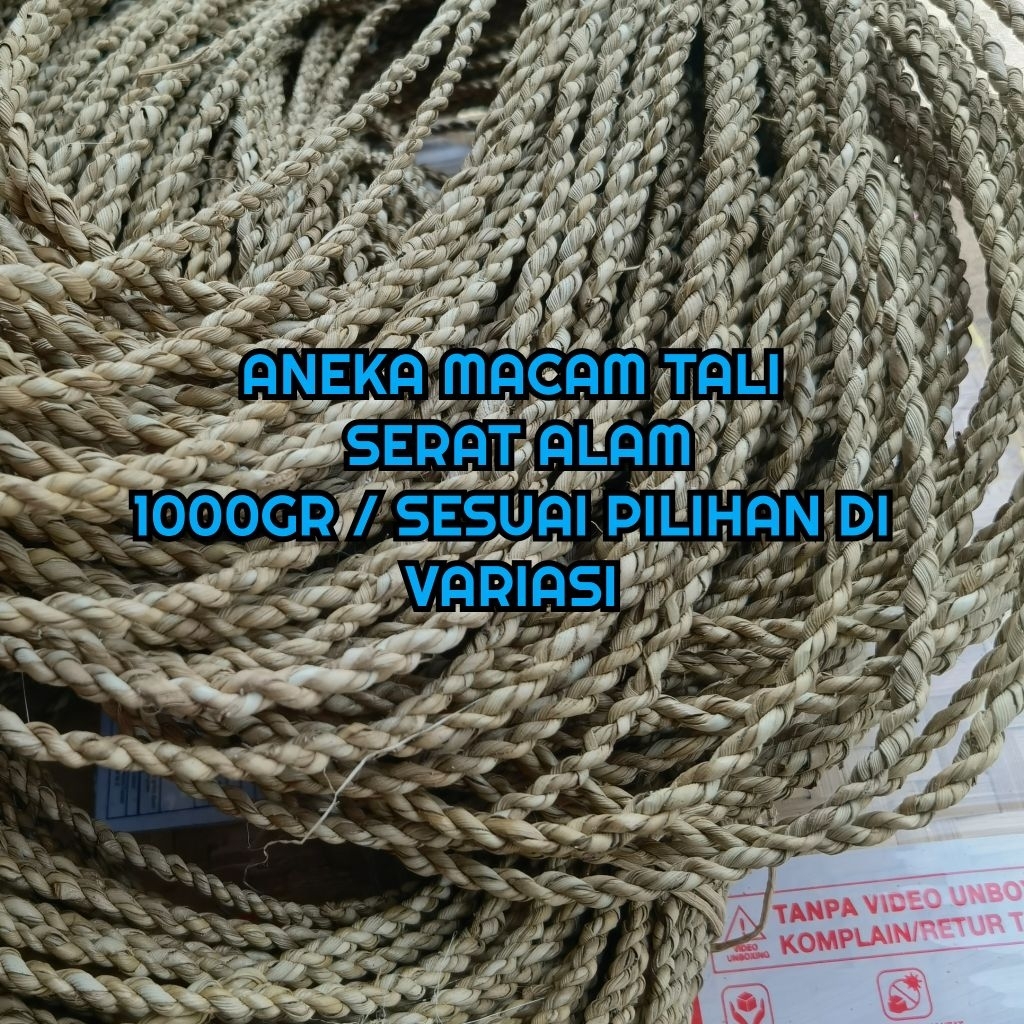 ANEKA TALI SERAT ALAM PANDAN MENDONG AGEL SAMSON 1KG GERAISURYA