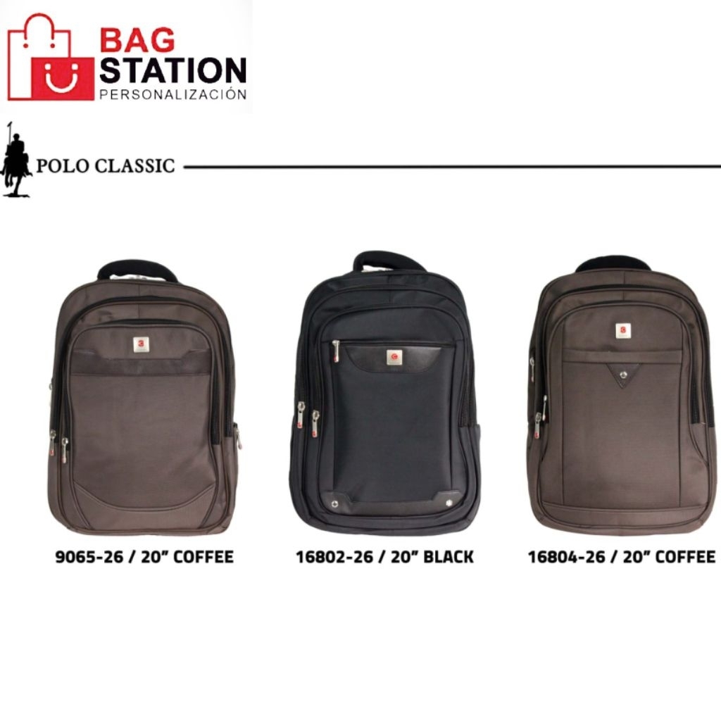 TAS RANSEL LAPTOP BACKPACK POLO CLASSIC 20 IN XL JUMBO EXPANDABLE USB ORIGINAL TAS SEKOLAH TAS KULIA