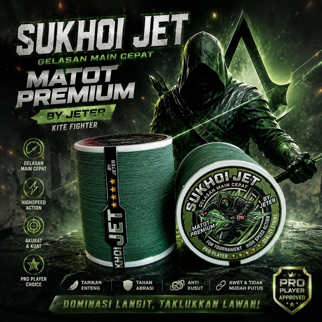 Gelasan Jeter Matot Sukhoi Jet 0.20/0.22