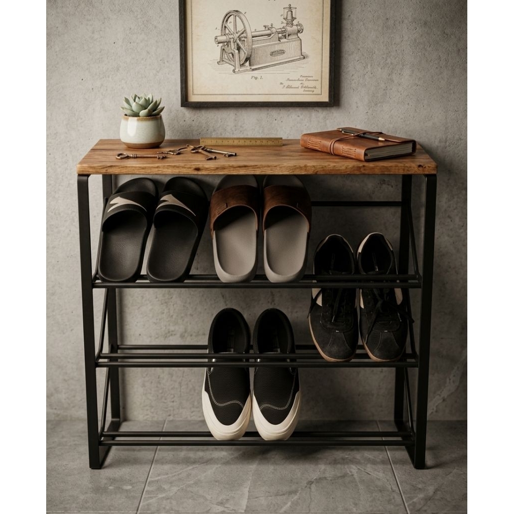 rak sepatu industrial