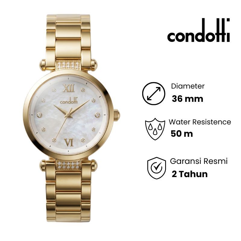 Jam Tangan Wanita Condotti Girasole CNL10014-G01-S12